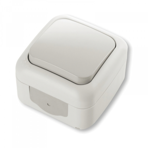 Intrerupatoare - Intrerupator IP54 GRI Palmiye Viko by Panasonic