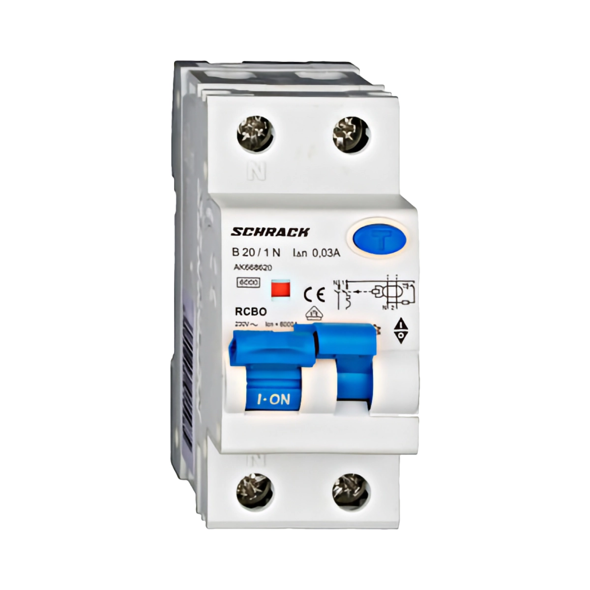Echipamente electrice - INTRERUPTOR AUTOMAT+DIF. 1P+N, AMPARO 6KA, B 20A, 30MA,TIP A