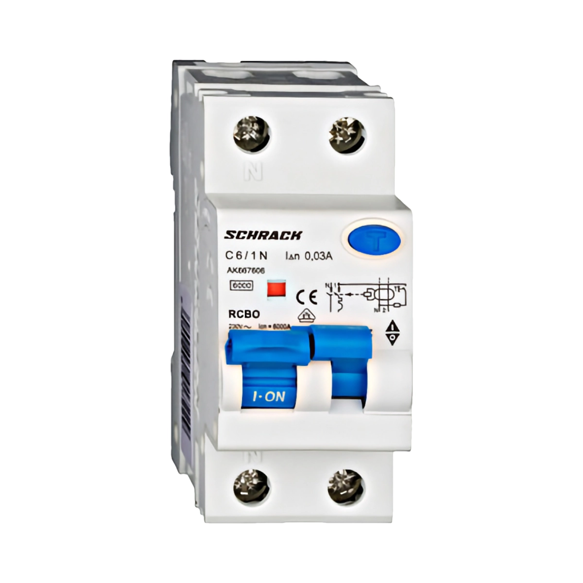Echipamente electrice - INTRERUPTOR AUTOMAT+DIF. 1P+N, AMPARO 6KA, C 6A, 30MA, TIP A