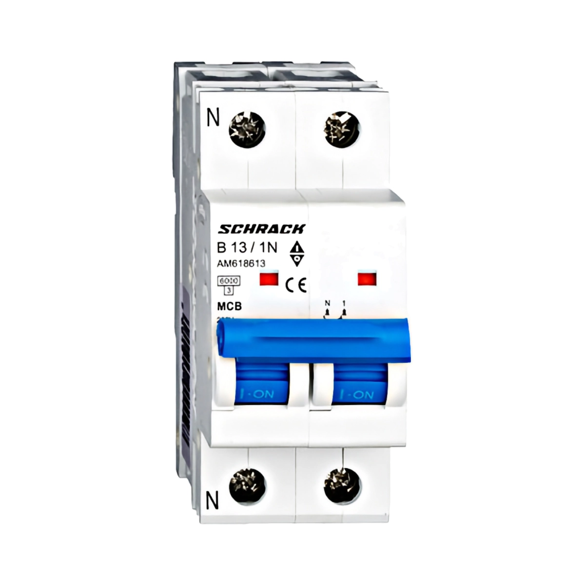 Echipamente electrice - INTRERUPTOR AUTOMAT MODULAR (MCB) AMPARO 6KA, B 13A, 1P+N