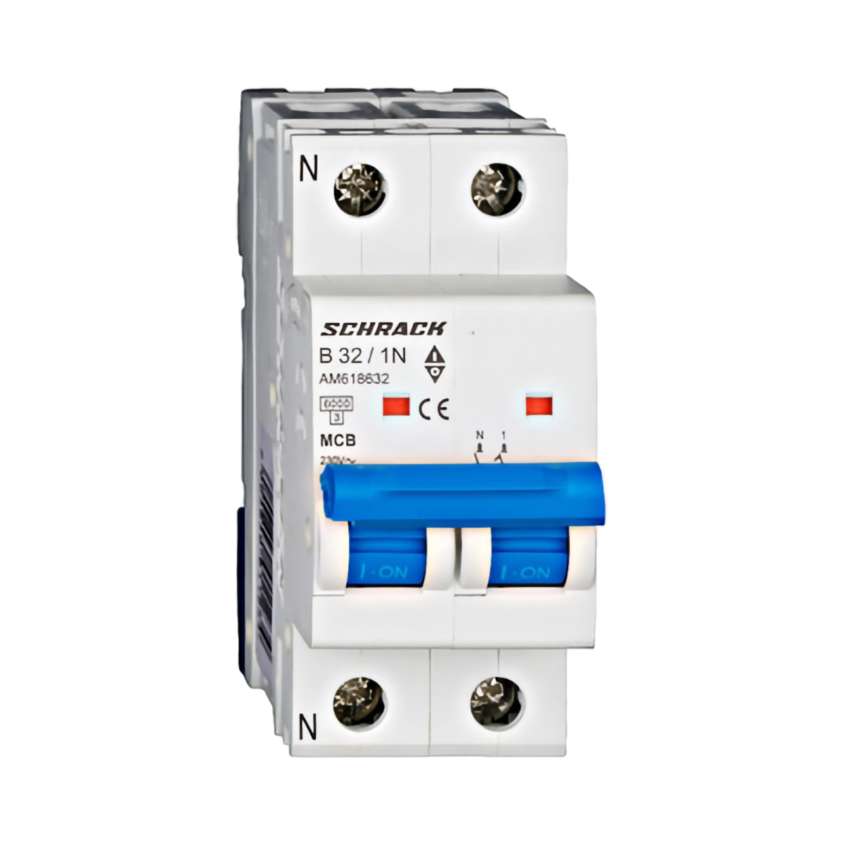 Echipamente electrice - INTRERUPTOR AUTOMAT MODULAR (MCB) AMPARO 6KA, B 32A, 1P+N
