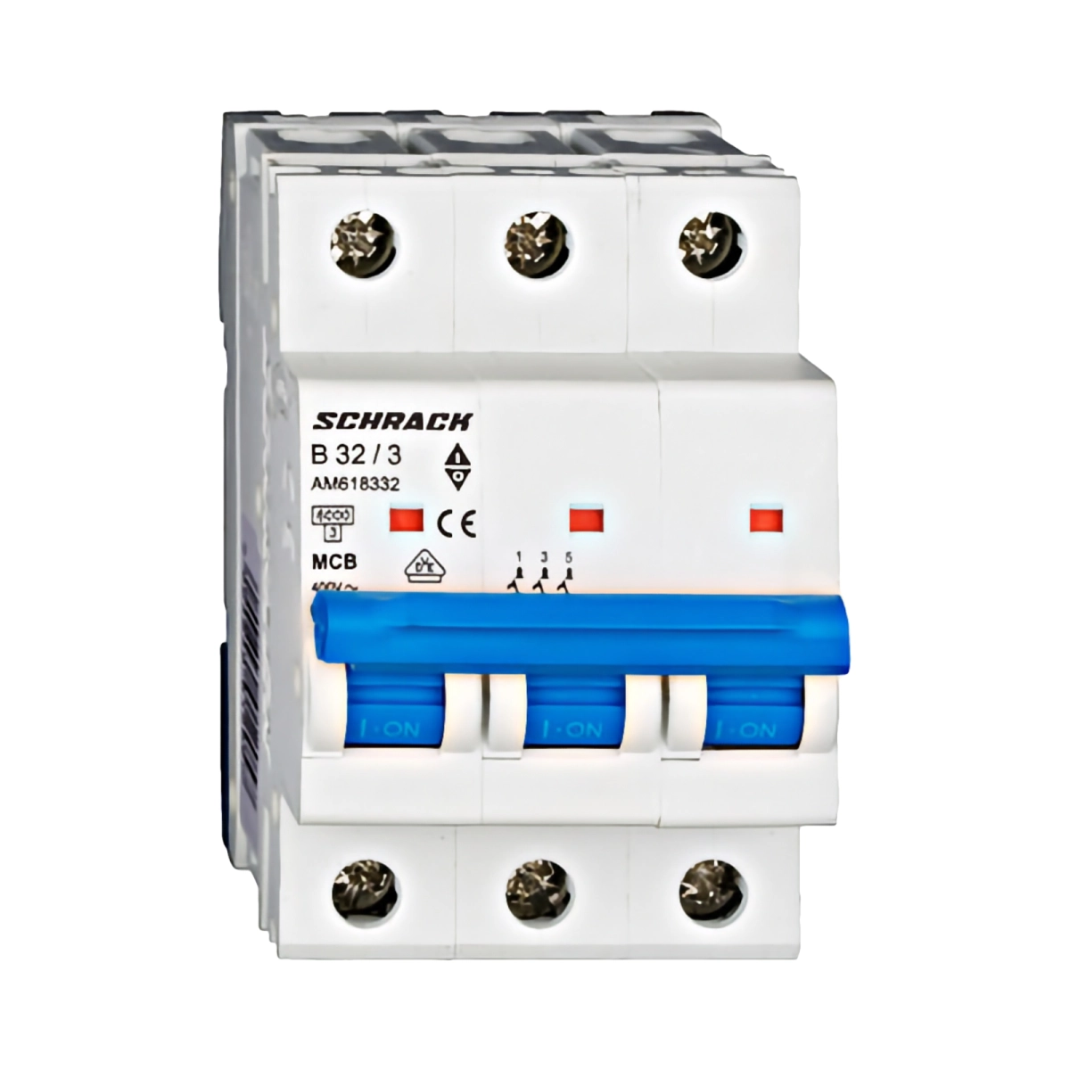 Echipamente electrice - INTRERUPTOR AUTOMAT MODULAR (MCB) AMPARO 6KA, B 32A, 3-POLI