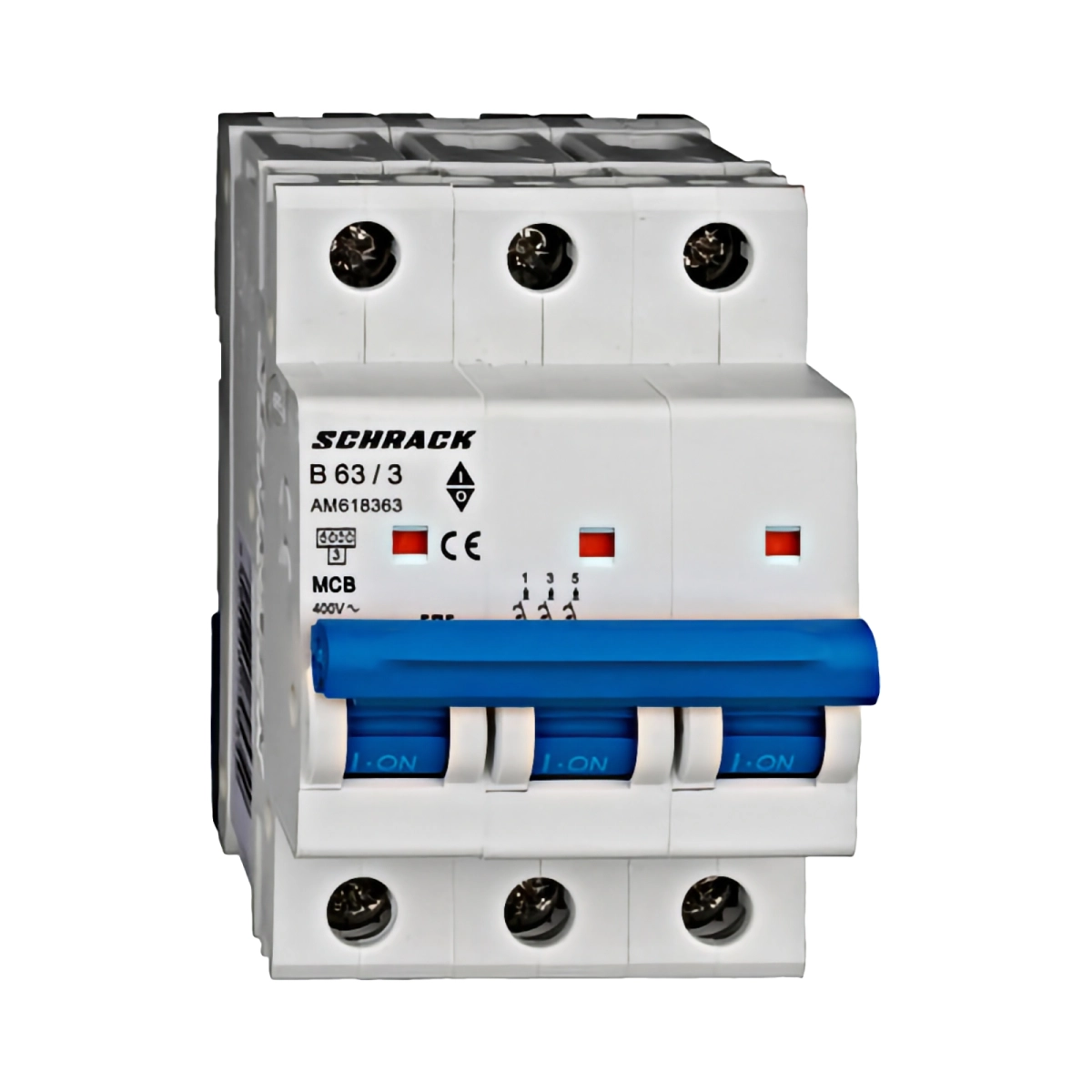 Echipamente electrice - INTRERUPTOR AUTOMAT MODULAR (MCB) AMPARO 6KA, B 63A, 3-POLI