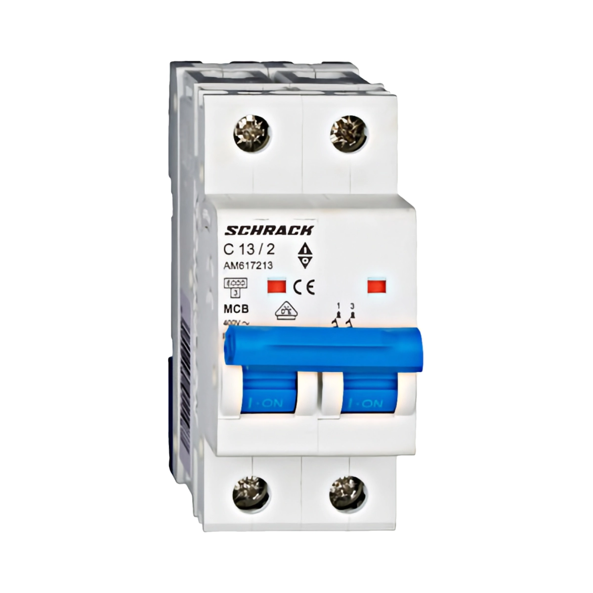 Echipamente electrice - INTRERUPTOR AUTOMAT MODULAR (MCB) AMPARO 6KA, C 13A, 2-POLI