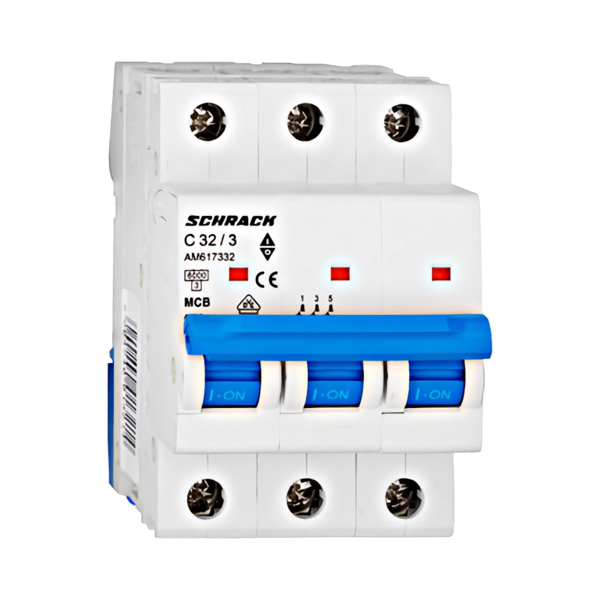 Echipamente electrice - INTRERUPTOR AUTOMAT MODULAR (MCB) AMPARO 6KA, C 32A, 3-POLI