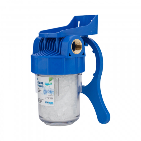 Tratare si filtrare apa potabila - Kit filltru anticalcar 5" D.3/4" si polifosfati Valrom