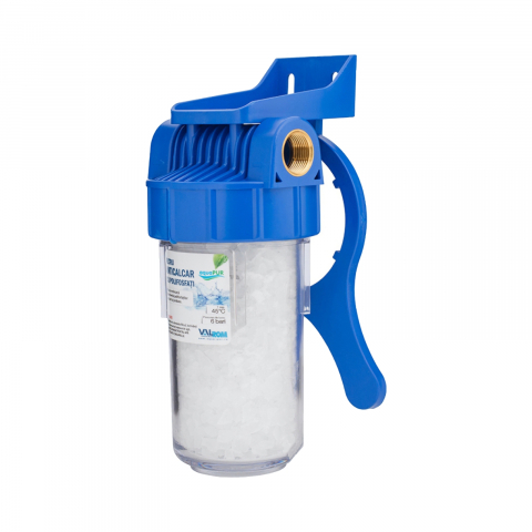 Tratare si filtrare apa potabila - Kit filtru anticalcar 7" D.3/4" si polifosfati Valrom
