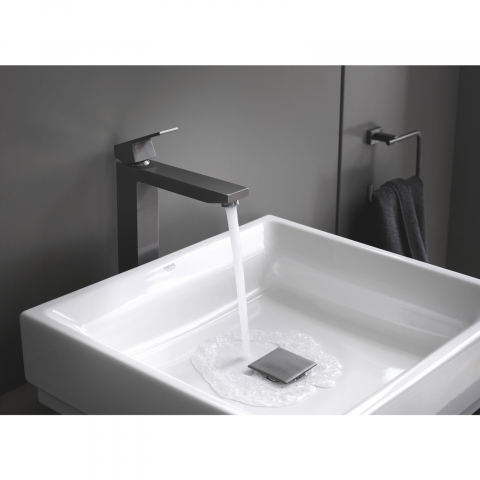 Lavoar Grohe Cube Ceramic, pe blat, 500 x 470, PureGuard, alb [2]
