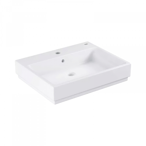 Lavoare si piedestale - Lavoar Grohe Cube Ceramic 60 x 49 cm, montare pe blat, tratament PureGuard