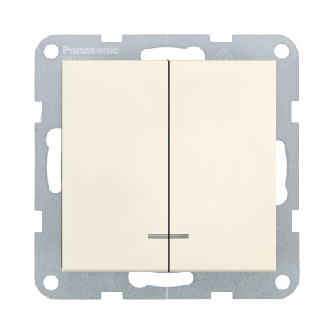 Intrerupatoare - Mecanism comutator cu LED mecanic Karre Plus 55 Bej