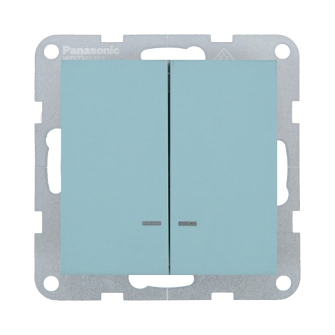 Intrerupatoare - Mecanism comutator cu LED mecanic Karre Plus 55 Soft Touch Turcoaz