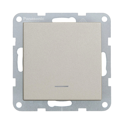 Intrerupatoare - Mecanism intrerupator cu LED cu terminal neutru ON-ON MEC. QC Karre Plus 55 Bronz