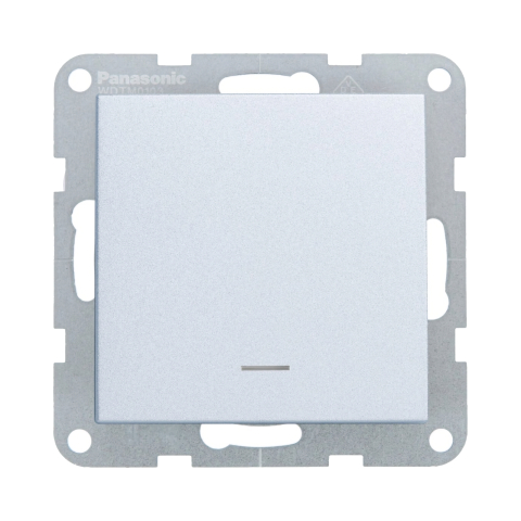 Intrerupatoare - Mecanism intrerupator cu LED Karre Plus 55 Silver