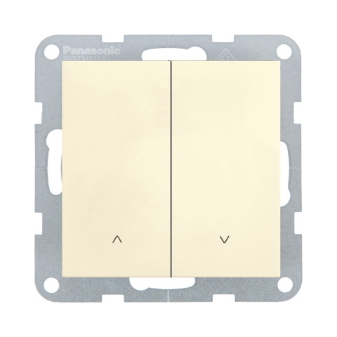 Intrerupatoare - Mecanism intrerupator jaluzele 2 butoane QC Karre Plus 55 Bej