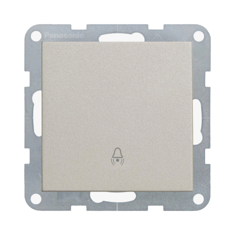 Intrerupatoare - Mecanism intrerupator sonerie QC Karre Plus 55 Soft Touch Sandstone