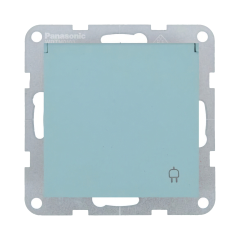 Prize electrice - Mecanism priza Schuko cu capac, protectie pentru copii si sistem Quick Connect Karre Plus 55 Soft Touch Turcoaz