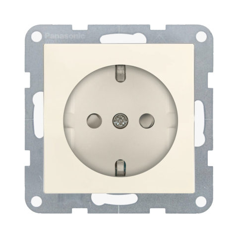 Prize - Mecanism priza Schuko cu protectie pentru copii si Quick Connect Karre Plus 55 Bej