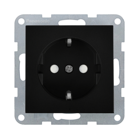 Prize - Mecanism priza Schuko cu protectie pentru copii si Quick Connect Karre Plus 55 Negru