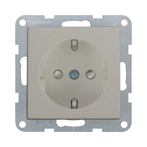 Prize - Mecanism priza Schuko cu protectie pentru copii si Quick Connect Karre Plus 55 Bronz