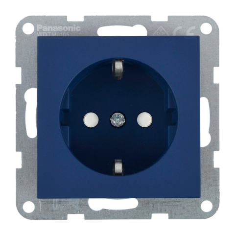 Prize - Mecanism priza Schuko cu protectie pentru copii si Quick Connect Karre Plus 55 Soft Touch Ocean