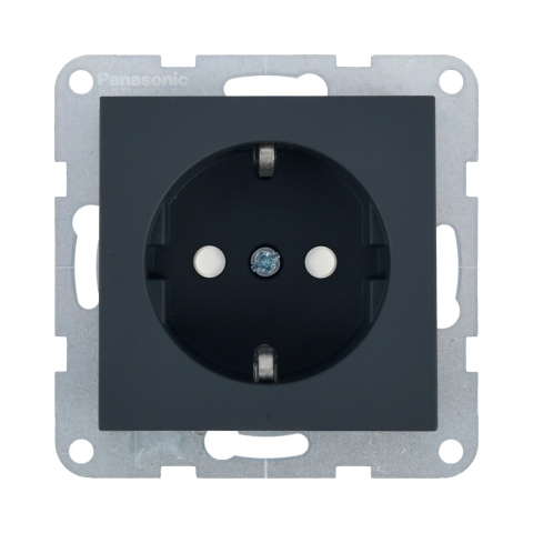 Prize - Mecanism priza Schuko cu protectie pentru copii si Quick Connect Karre Plus 55 Soft Touch Night