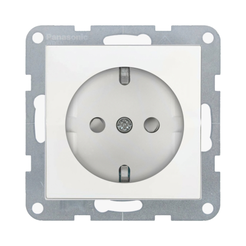 Prize electrice - Mecanism priza Schuko cu protectie pentru copii si Quick Connect Karre Plus 55 Alb