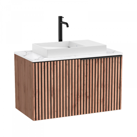 Set mobilier cu lavoar - Mobilier de baie 90 cm Horizon Roca