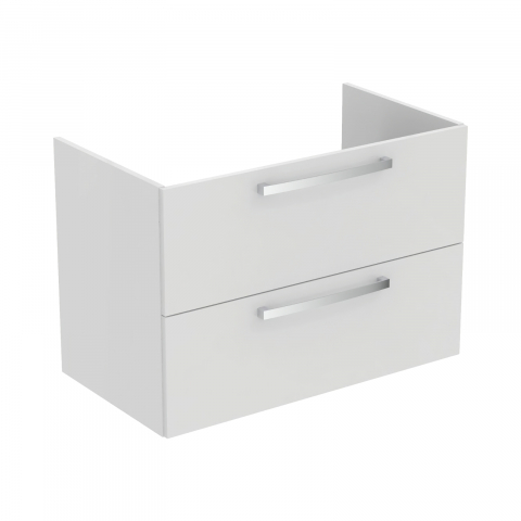 Mobilier de baie - Mobilier TEMPO 800 mm suspendat 2 sertare alb lucios Ideal Standard