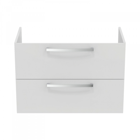 Mobilier TEMPO 800 mm suspendat 2 sertare alb lucios Ideal Standard [1]