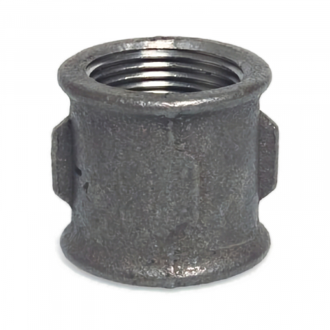 Tevi, fitinguri si accesorii pentru instalatii gaz - Mufa neagra 3/4" filet interior