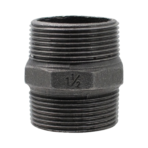 Fitinguri negre - Niplu negru 1.1/2" filet exterior Klass