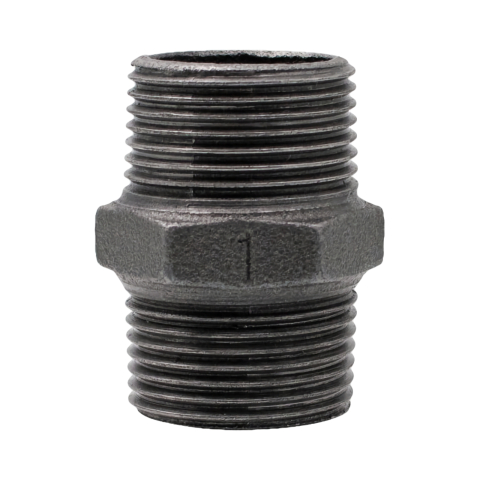 Fitinguri negre - Niplu negru 1" filet exterior Klass