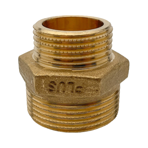 Niplu redus alama 1" x 3/4" Plus CherBros [1]