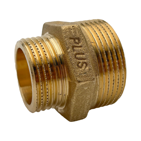 Instalatii sanitare - Niplu redus alama 1/2" x 3/8" Plus CherBros