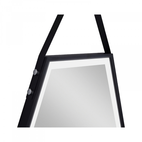 Oglinda cu iluminare LED, rama Negru-Mat, SOHO Sanotechnik [2]