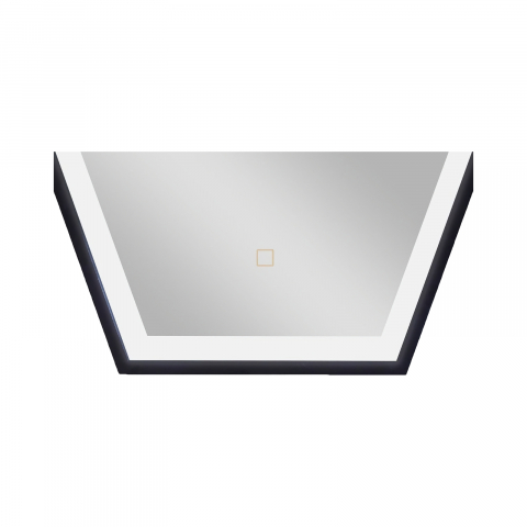 Oglinda cu iluminare LED, rama Negru-Mat, SOHO Sanotechnik [1]