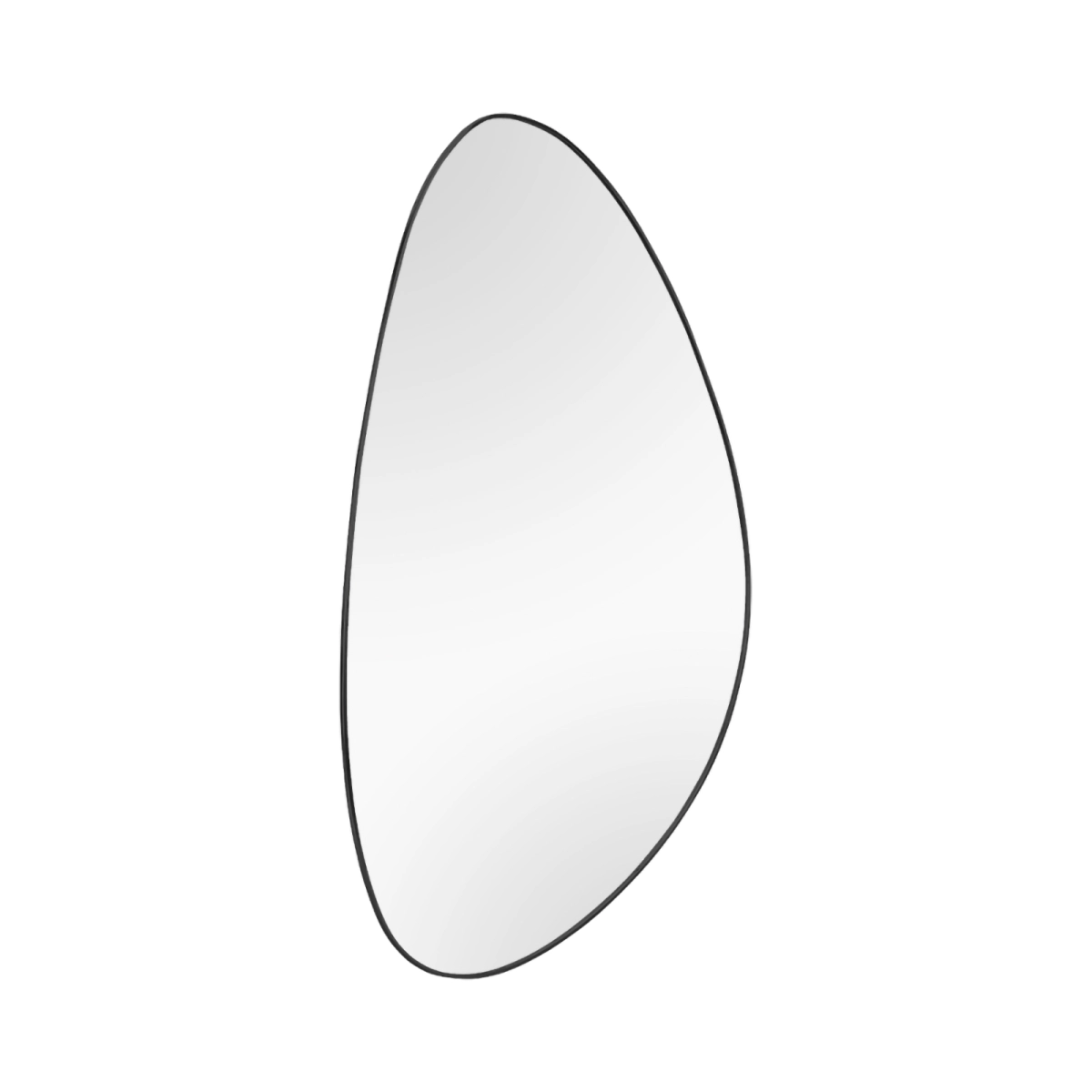 Oglinzi simple - Oglinda IDA 40CM X 60CM rama metal negru | 2070102