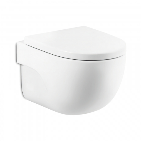 Pachet 5 bucati WC Meridian Round Rimless prinderi complet ascunse Roca [2]