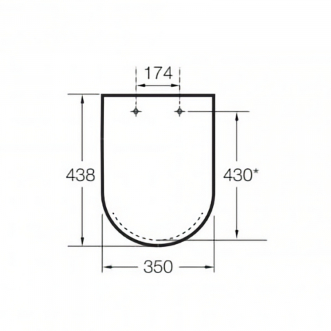 Pachet WC Debba Round suspendat Rimless Roca [6]