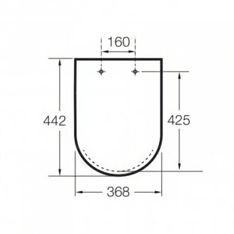 Pachet WC suspendat Rimless onyx Inspira Round Roca [6]