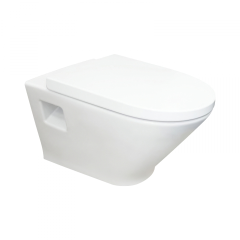Pachet WC The Gap Round Rimless Roca [2]