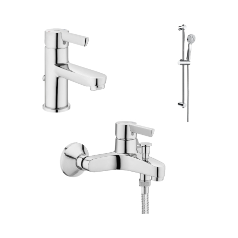 Pachete baterii - Pack 3 in 1 lavoar + cada / dus (bara+set dus) Saona Roca