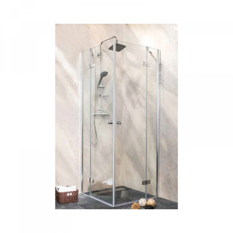 Paravan dus - Paravan de dus Symphony 75-77 x 195 cm crom stanga Sanotechnik