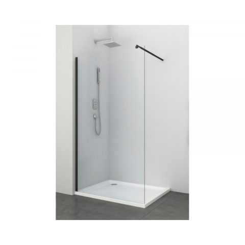 Paravan dus - Parte fixa Black Young 105-107 x 195 cm Sanotechnik