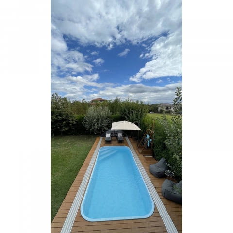 Piscina VENICE constructie izolata + Sistem Complet + Camin Tehnic 600 X 270 X 120 Fibrex [2]