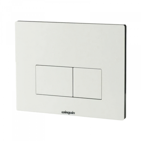 Placa de comanda alba, cu dubla actionare WIRQUIN
