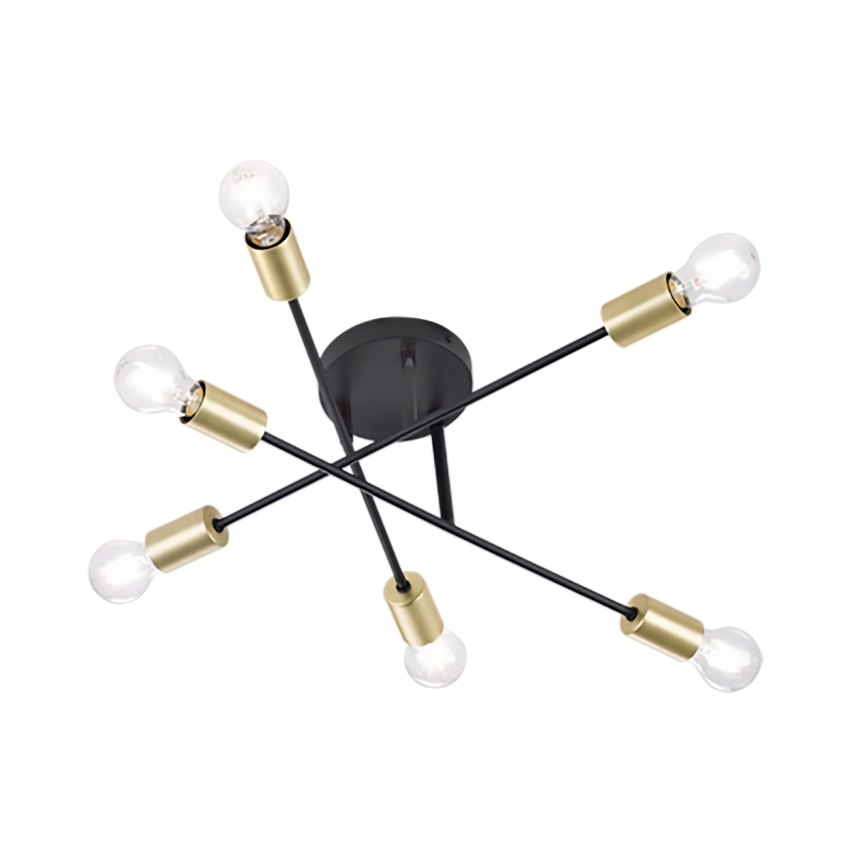 Corpuri de iluminat - PLAFONIERA CROSS EXCL.6XE27 | 606700632