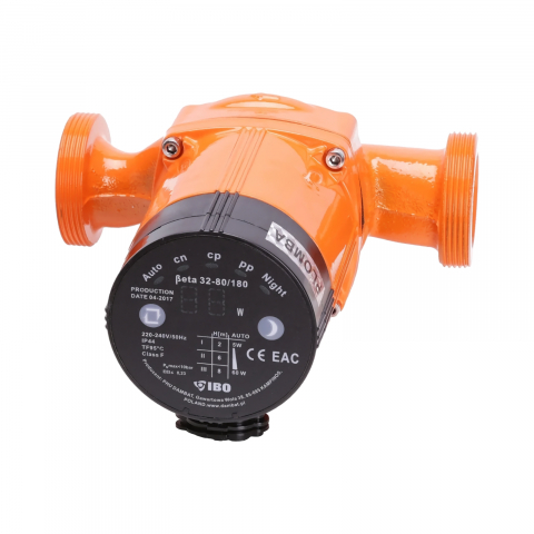 Vase de expansiune, pompe de recirculare si UPS - Pompa pentru cazan BETA electronica 32-80 / 180 (cu set racord) Ibo