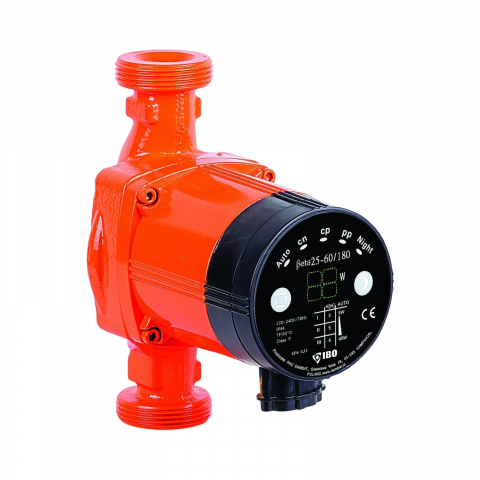 Vase de expansiune, pompe de recirculare si UPS - Pompa pentru cazan electronica BETA 25 - 60 / 180 (cu set racord) Ibo