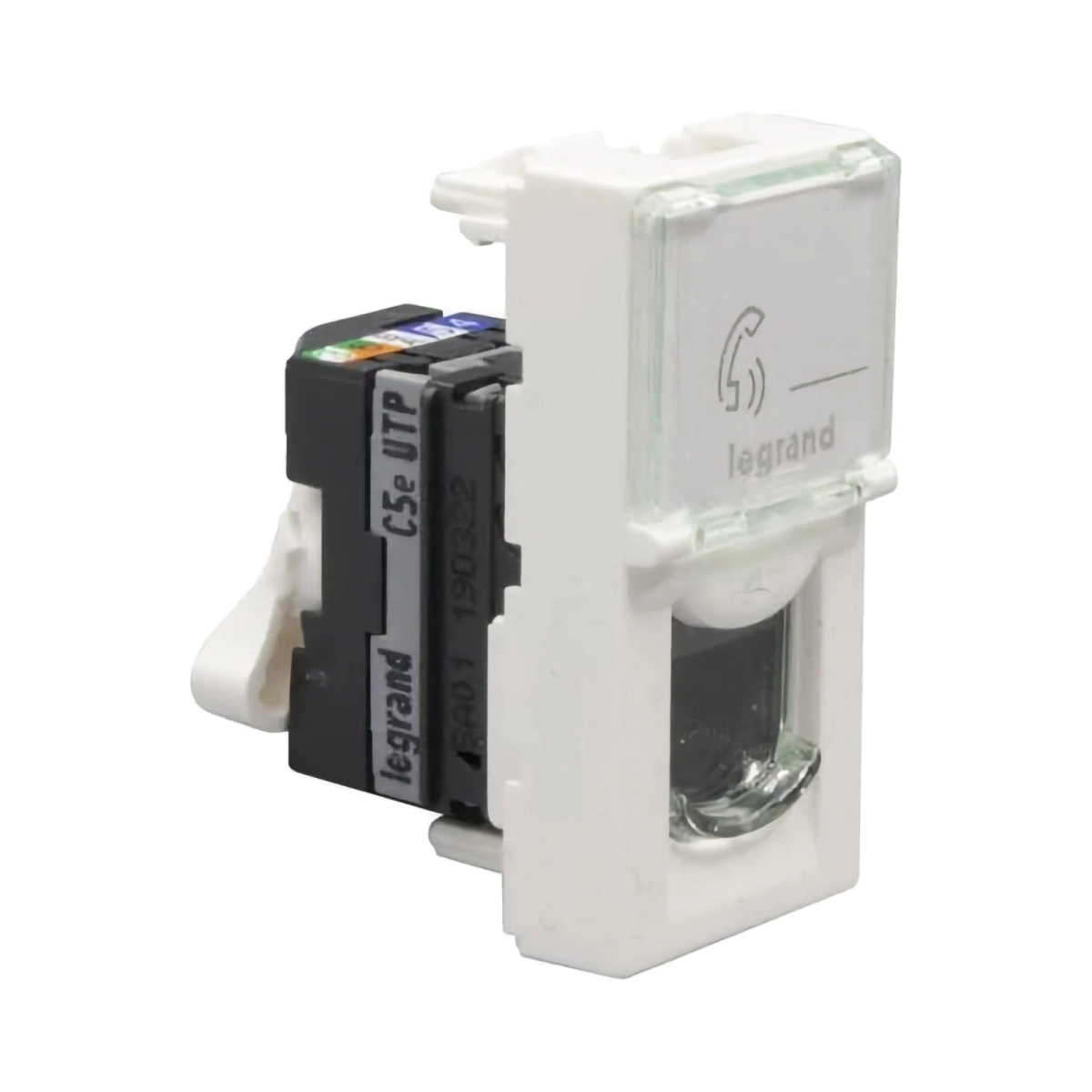 Prize - PRIZA RJ45 UTP CAT5E 1M 10A ALB MOSAIC - LEGRAND | 076551